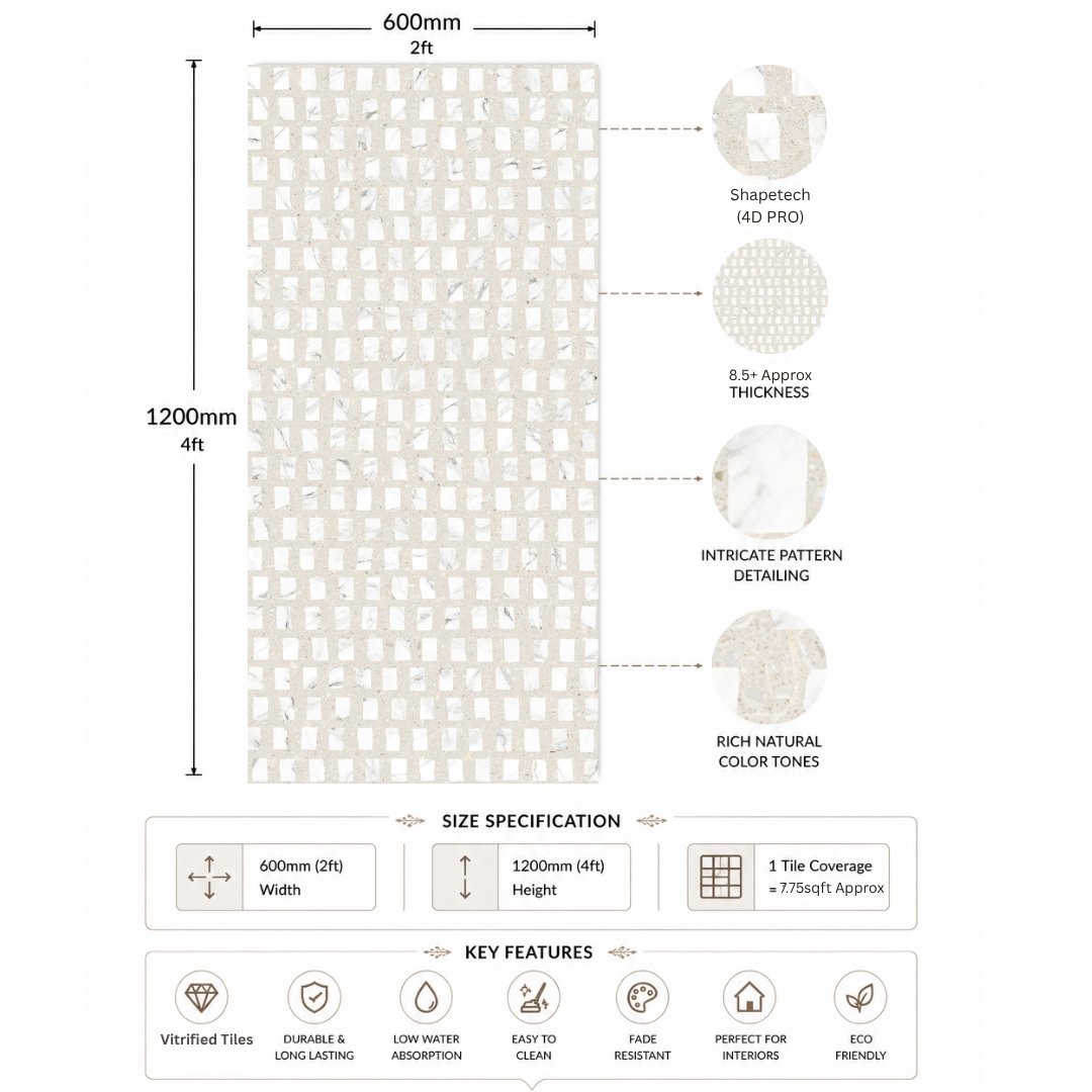 Sibeco Terrazzo Bianco 